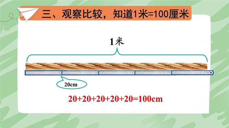 第2课时 认识米和用米量第7页