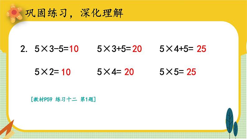 人教版数学2年级上册 4.2   第4课时 乘加 乘减  PPT课件+教案+导学案08