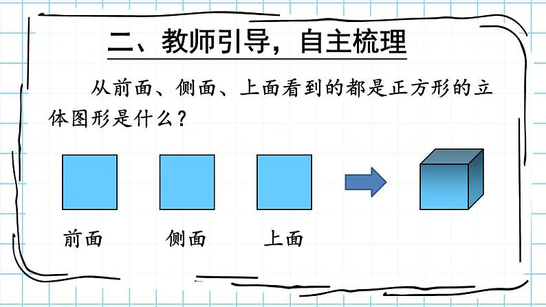 人教版数学2年级上册 9 总复习  第4课时 观察物体 搭配 认识时间  PPT课件+教案+导学案06