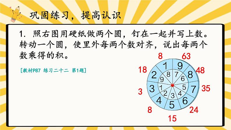 人教版数学2年级上册 6 表内乘法（二）  整理和复习  PPT课件+教案+导学案06