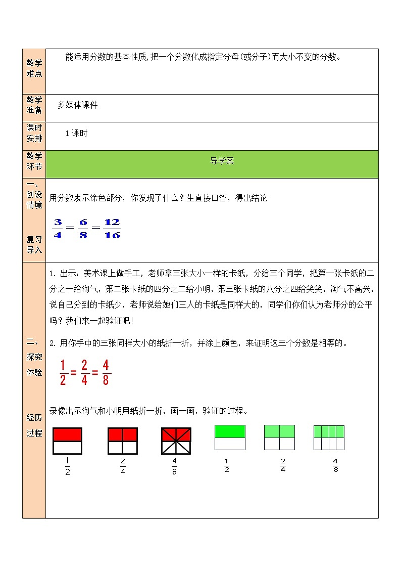 第6课时 分数基本性质第2页
