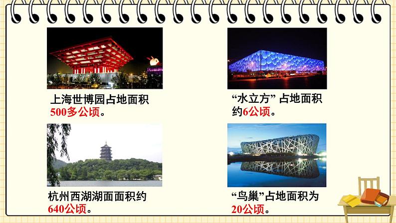 北5数上 六 组合图形的面积 第3课时 公顷、平方千米 PPT课件+教案06