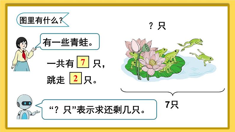 人教版数学1年级上册 5 6~10的认识和加减法  第5课时 解决问题（2）   PPT课件+教案+导学案04
