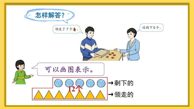 人教版数学1年级上册 8 20以内的进位加法  第6课时 解决问题（2）  PPT课件+教案+导学案05