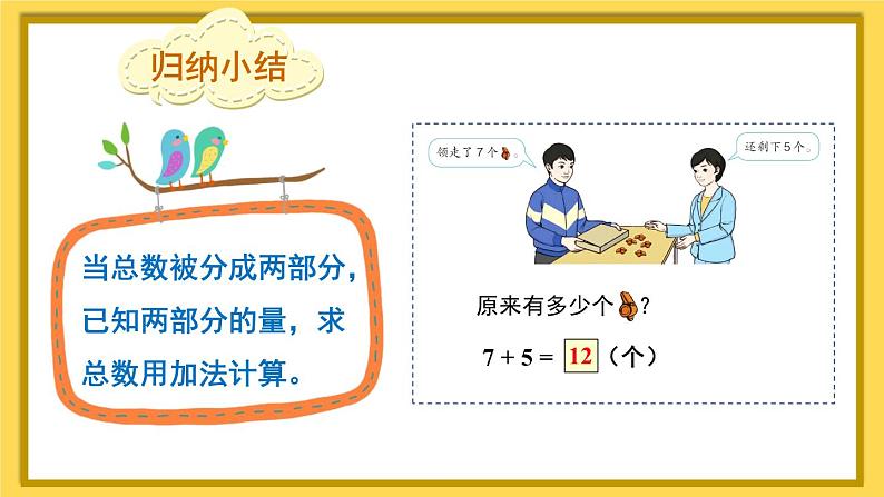人教版数学1年级上册 8 20以内的进位加法  第6课时 解决问题（2）  PPT课件+教案+导学案08