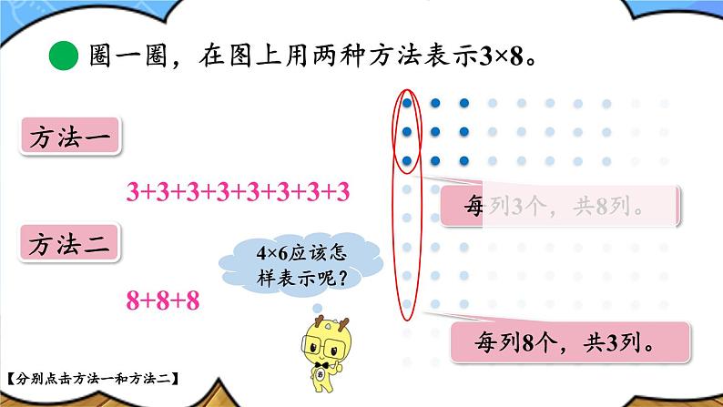北2数上 三 数一数与乘法  第3课时 有多少点子  PPT课件+教案06