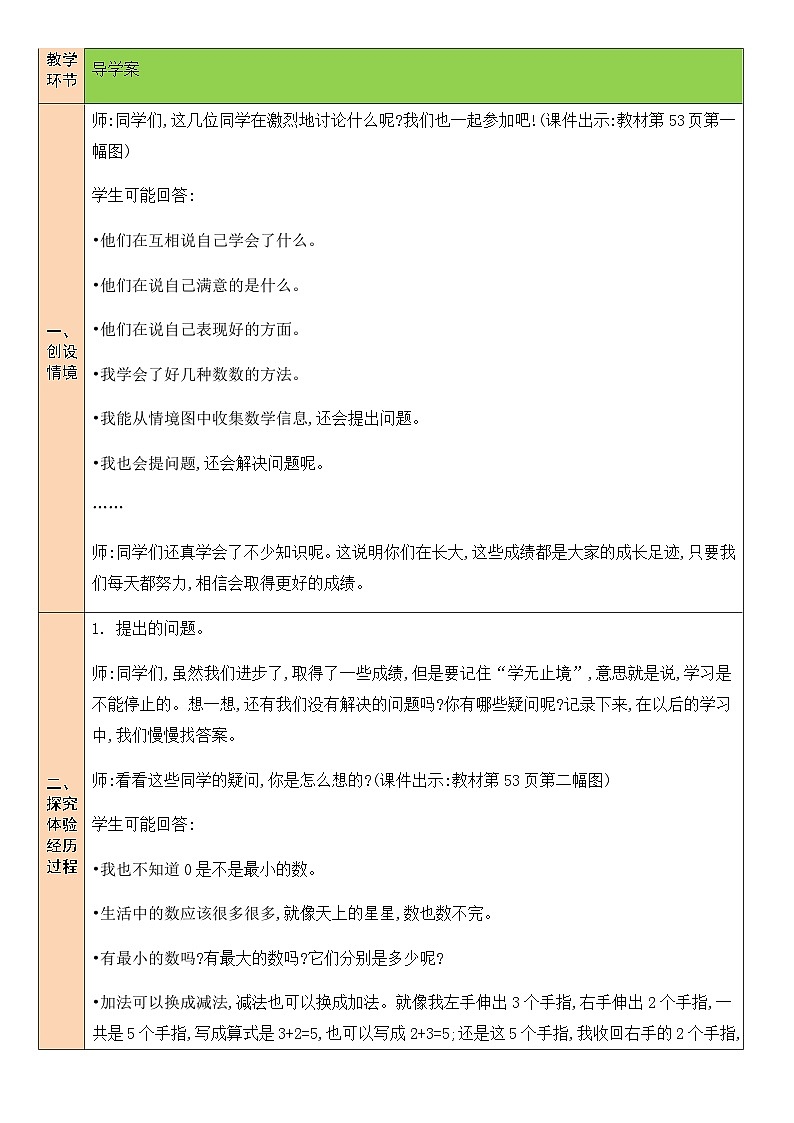 北1数上 整理与复习第2课时 加与减 PPT课件+教案02