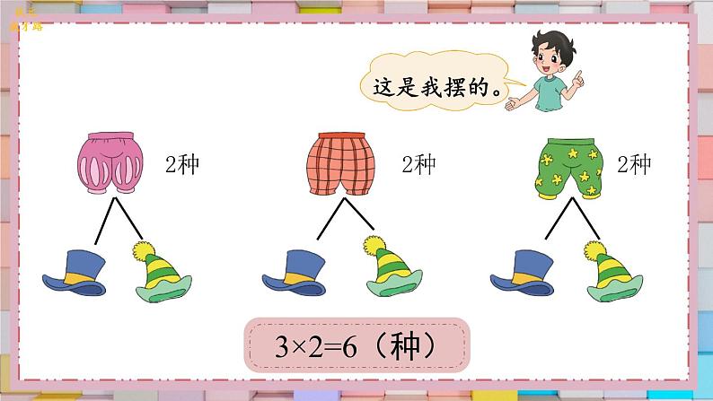 北3数上 数学好玩  第2课时 搭配中的学问  PPT课件+教案05