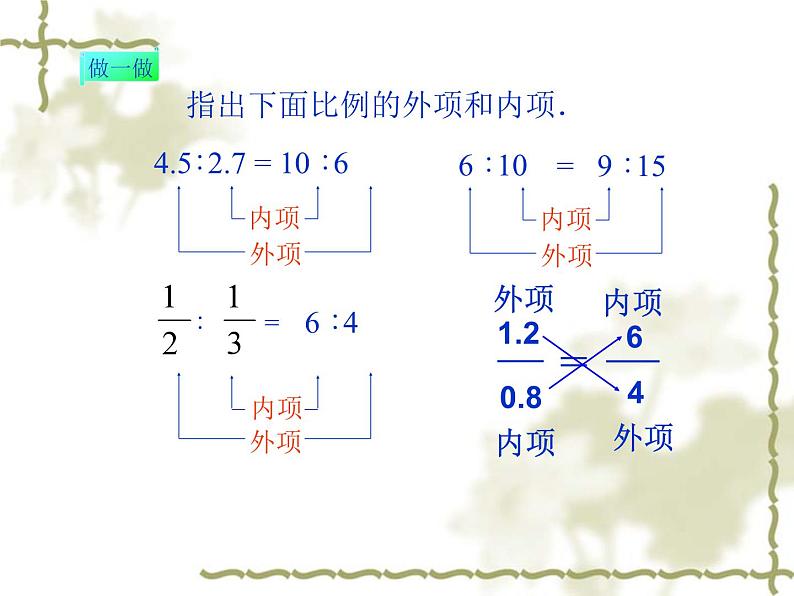 比例的基本性质课件PPT第6页