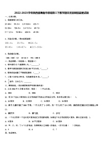 2022-2023学年陕西省渭南市澄城县三下数学期末质量跟踪监视试题含解析