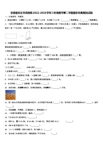 安徽省安庆市岳西县2022-2023学年三年级数学第二学期期末经典模拟试题含解析