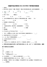 河南省平顶山市湛河区2022-2023学年三下数学期末经典试题含解析