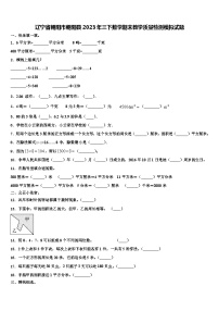 辽宁省朝阳市朝阳县2023年三下数学期末教学质量检测模拟试题含解析