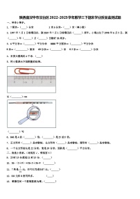 陕西省汉中市汉台区2022-2023学年数学三下期末学业质量监测试题含解析