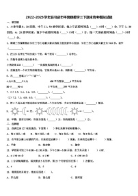 2022-2023学年驻马店市平舆县数学三下期末统考模拟试题含解析