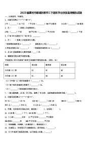 2023届漯河市郾城区数学三下期末学业质量监测模拟试题含解析