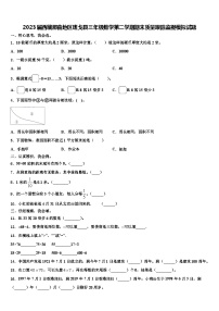 2023届西藏那曲地区班戈县三年级数学第二学期期末质量跟踪监视模拟试题含解析