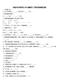 河南少年先锋学校2023届数学三下期末检测模拟试题含解析