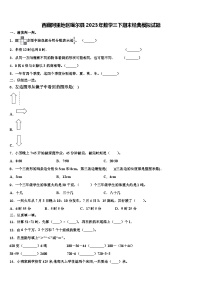 西藏阿里地区噶尔县2023年数学三下期末经典模拟试题含解析