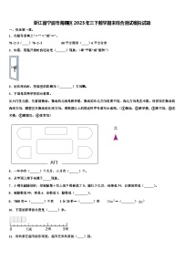 浙江省宁波市海曙区2023年三下数学期末综合测试模拟试题含解析