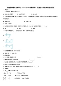 湖南省郴州市启明学校2023年三年级数学第二学期期末学业水平测试试题含解析