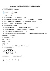 2022-2023学年吉林省延边州数学三下期末监测模拟试题含解析