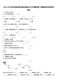 2022-2023学年吉林省长春市南关区树勋小学三年级数学第二学期期末教学质量检测试题含解析