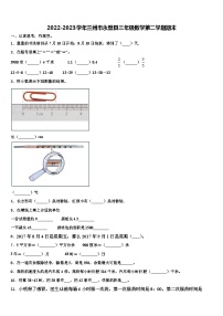 2022-2023学年兰州市永登县三年级数学第二学期期末含解析