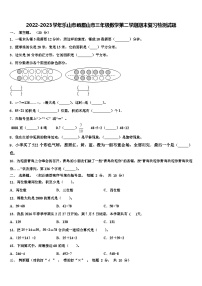 2022-2023学年乐山市峨眉山市三年级数学第二学期期末复习检测试题含解析