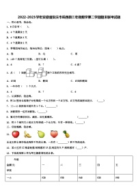 2022-2023学年安徽省安庆市岳西县三年级数学第二学期期末联考试题含解析