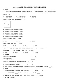 2022-2023学年北京市昌平区三下数学期末监测试题含解析