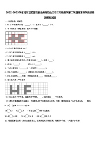 2022-2023学年博尔塔拉蒙古自治州阿拉山口市三年级数学第二学期期末教学质量检测模拟试题含解析