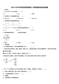 2022-2023学年哈尔滨市双城市三下数学期末综合测试试题含解析