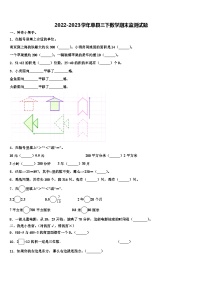 2022-2023学年单县三下数学期末监测试题含解析