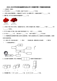 2022-2023学年吉林省德惠市实验小学三年级数学第二学期期末调研试题含解析