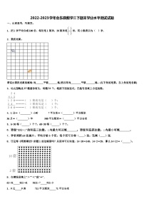 2022-2023学年会东县数学三下期末学业水平测试试题含解析