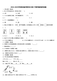 2022-2023学年四川省泸州市合江县三下数学期末联考试题含解析