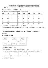 2022-2023学年云南省玉溪市红塔区数学三下期末联考试题含解析