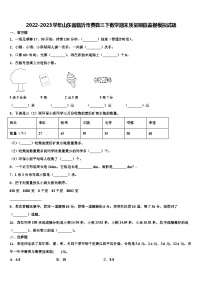 2022-2023学年山东省临沂市费县三下数学期末质量跟踪监视模拟试题含解析