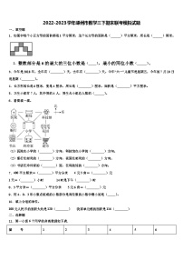 2022-2023学年嵊州市数学三下期末联考模拟试题含解析