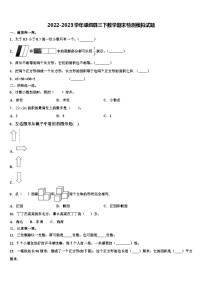 2022-2023学年嵊泗县三下数学期末检测模拟试题含解析