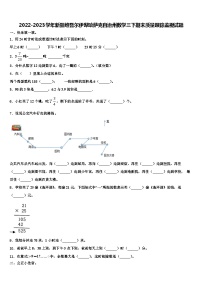 2022-2023学年新疆维吾尔伊犁哈萨克自治州数学三下期末质量跟踪监视试题含解析