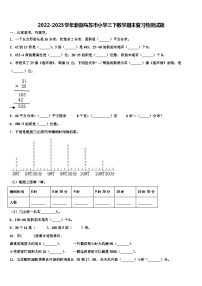 2022-2023学年新疆乌苏市小学三下数学期末复习检测试题含解析