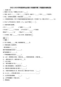 2022-2023学年张掖市山丹县三年级数学第二学期期末调研试题含解析