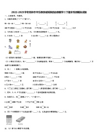 2022-2023学年桂林市平乐县恭城瑶族自治县数学三下期末检测模拟试题含解析