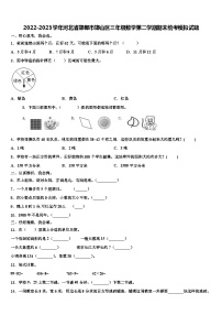 2022-2023学年河北省邯郸市邯山区三年级数学第二学期期末统考模拟试题含解析