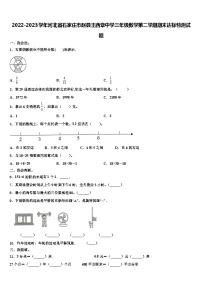 2022-2023学年河北省石家庄市赵县王西章中学三年级数学第二学期期末达标检测试题含解析