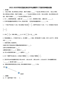 2022-2023学年河北省石家庄市平山县数学三下期末统考模拟试题含解析