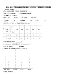 2022-2023学年河南省洛阳高新技术产业开发区三下数学期末质量检测试题含解析