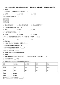 2022-2023学年河南省洛阳市洛龙区、瀍河区三年级数学第二学期期末考试试题含解析